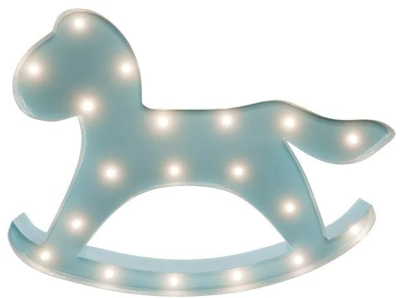 LED Dekolicht „Hobbyhorse“ – Schaukelpferd aus Metall